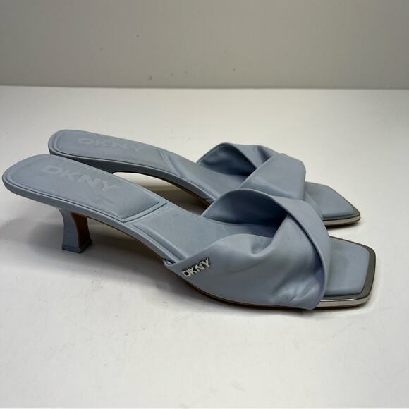 DKNY Jolaine Twist Slide sandals celeste blue - 9.5 - Picture 6 of 12
